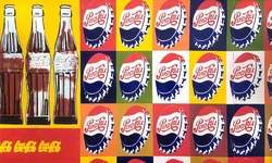 Pop Art Themes: Coke Bottles and Pepsi Caps