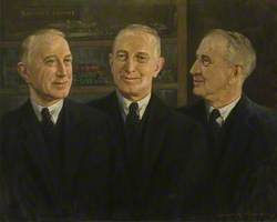 Triple Portrait of Mr Bassett-Lowke (1877–1953)