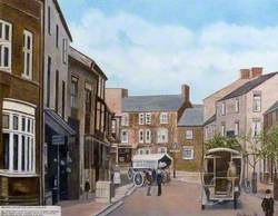 Rothwell High Street Looking North, Northamptonshire, c.1900