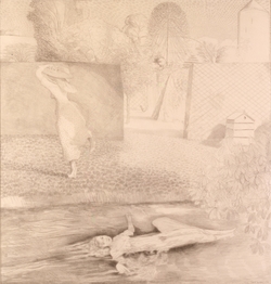 Drawing for 'Ophelia'