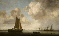 Distant View of the Dutch Coast