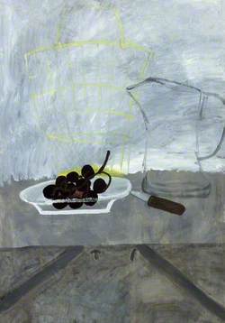 Grapes, Ice Jug and Table