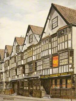 Tudor Town Houses, Blitzed