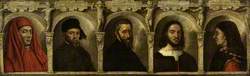 Portraits of Five Artists: Giotto, Donatello, Michelangelo, Raphael and Brunelleschi