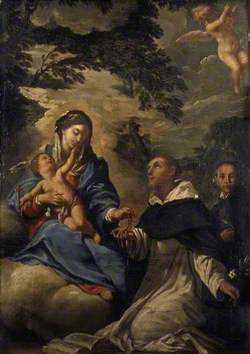 Saint Dominic Receiving the Rosary from the Virgin Mary