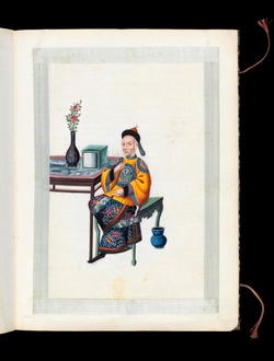 Old man, seated