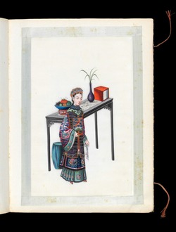 Woman, standing