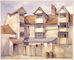 Old Houses in Petty Cury, back view