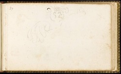 Studies of an ornamental design and a right hand