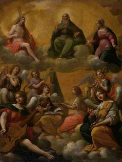 The Trinity with the Virgin Mary and Musician Angels