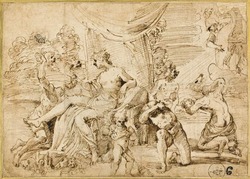 Circe transforming the companions of Ulysses into animals