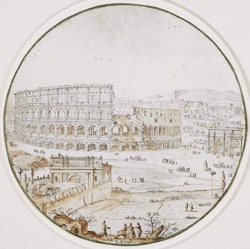 The Colosseum, Rome and the Arch of Constantine
