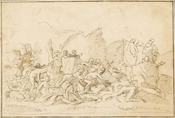 Moses Striking the rock