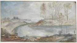 A river landscape