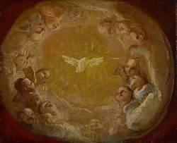 The Dove of the Holy Ghost Surrounded by Cherubim