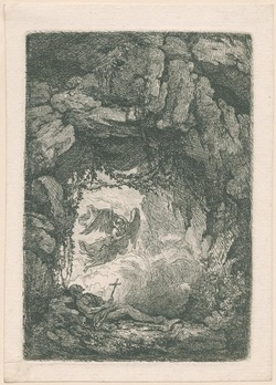 The death of St Jerome