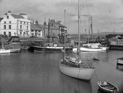 Boats Moored in Glasson Dock