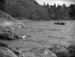 Boating on Lake at Ullswater