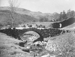 Sheep Herding on Bridge, Patterdale