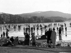 Skating at Windermere, Ferry Nab