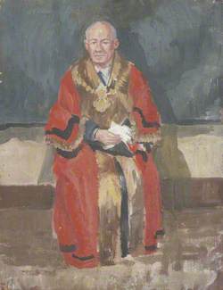 Alderman Knipe in Mayoral Robes
