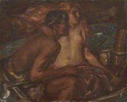 Two Figures in a Boat