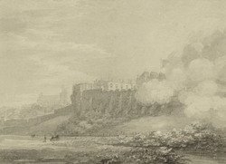 Carlisle Castle and Cathedral with Canon Firing from Castle