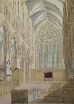 The Antiquities of the Cathedral Church of Saint Mary Carlisle; Inside View of the Choir of Carlisle Cathedral