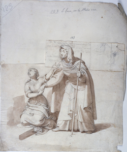 Saint Lucy with Her Blind Mother Eutychia
