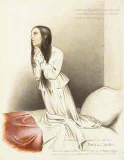 Maria von Moehrl, a Girl with Stigmata on Her Hands