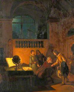 Galileo Galilei Receiving John Milton