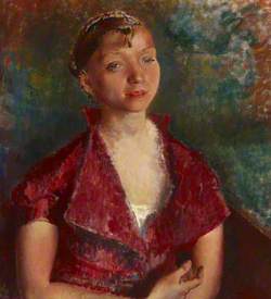 Portrait of the Artist's Sister Rachel (Rachel in a Red Dress)