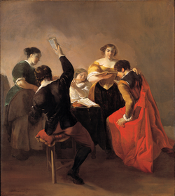 Musical Company at a Table