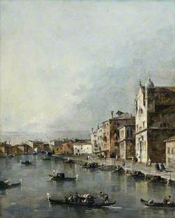 Venice, the Church of Santa Lucia on the Grand Canal