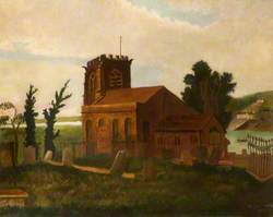 Runcorn Parish Church, before 1847