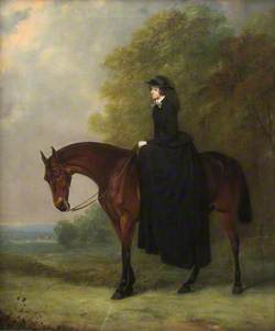 Marianne Brocklehurst on Horseback