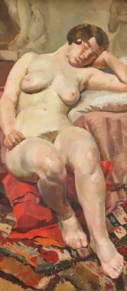 Study of a Nude Reclining