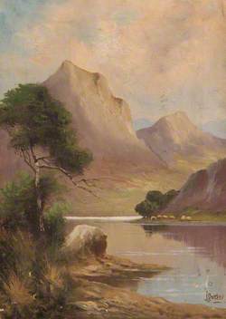 Landscape with Mountains and a Lake