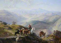 Muleteers in the Apennines