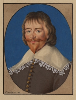 Miniature Portrait Bust of William Prynne