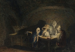 Interior – Three Women in Candlelight
