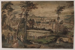 Landscape with Pairs of Lovers