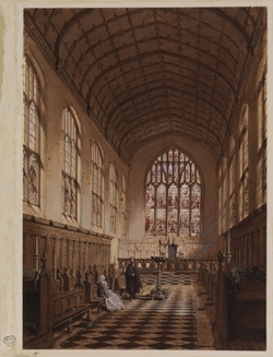 Interior of Chapel at Wadham College, Oxford