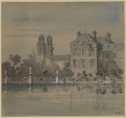 View of Paris, with St Sulpice and Part of the Luxembourg Palace