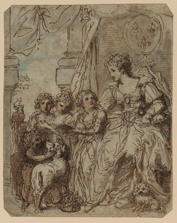 Portrait of a Woman and Her Four Daughters