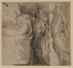 Study for 'The Entombment'