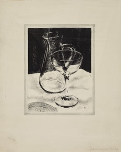 Still Life with Carafe and Glass