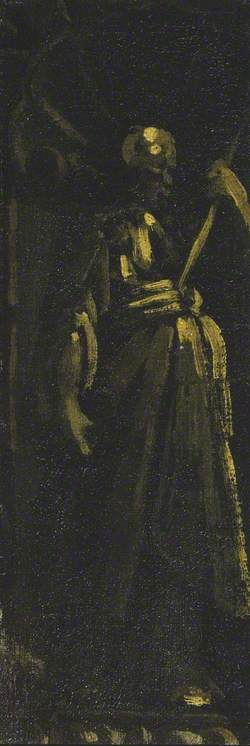 Saint Standing in a Niche