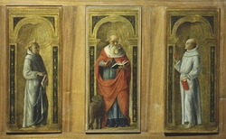 Three Panels – Saint Francis; Saint Jerome; Saint Anthony of Padua