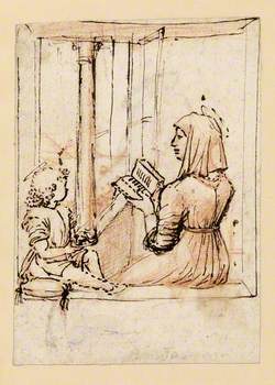 Virgin Mary Reading to the Infant Christ
